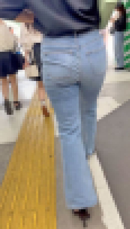 170超えの長身に骨太エロボディで華奢な男共を威圧しつつ自慢の爆尻で誘惑！ 下品なスキニーデニム お姉さん編　サンプル画像2