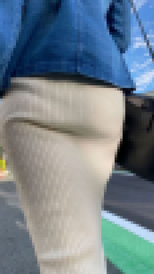 白ニットワンピOL女の後ろを歩いただけ【透け散歩】 サンプル画像2