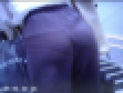 清楚系美人OLがピタパンスーツ着て階段登ってるよ サンプル画像3