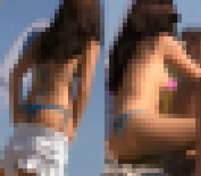 【フルHD】海水浴場で突然ブラを外して!6 ノーブラTバック尻! サンプル画像3