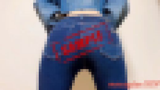 変態素人エロ尻❤超濃紺スキニーデニム❤　サンプル画像2