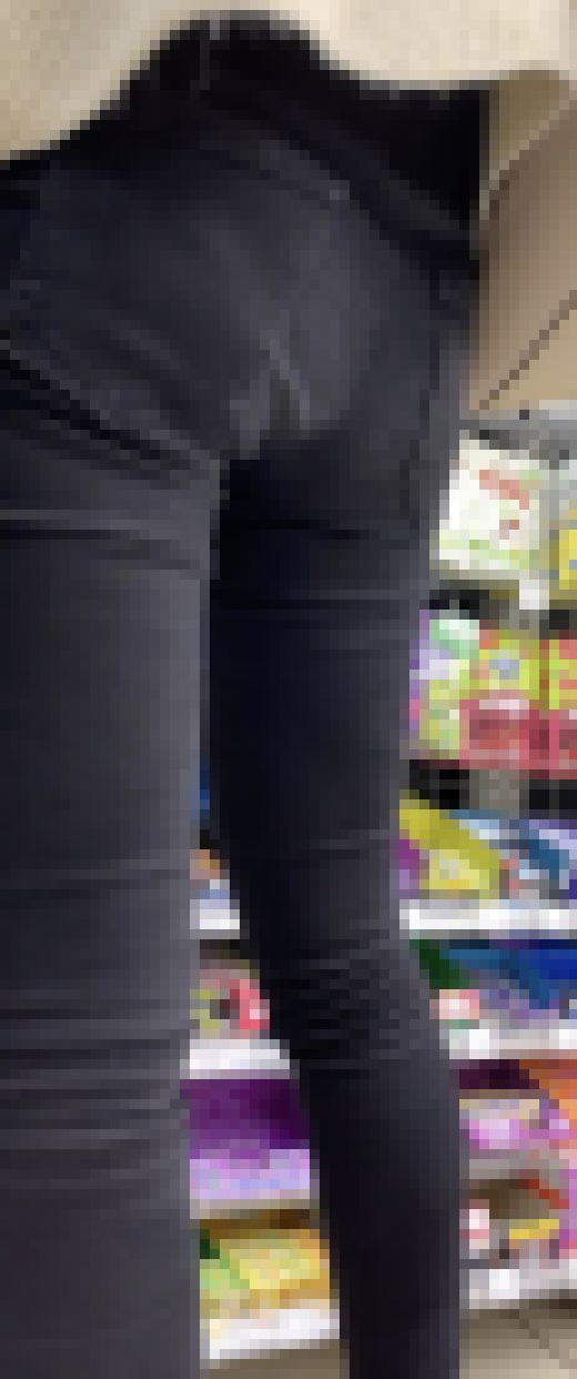 055 触りたすぎる綺麗なお姉さんの黒スキニー美尻　サンプル画像1