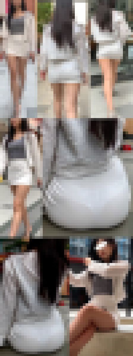 高画質3と4のセット 究極の透け透けタイト 座りとしゃがみ透けパン　サンプル画像2