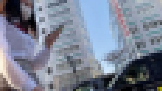 【パンチラ盗撮】放課後帰りの高身長スレンダー美脚女子K生を尾行してミニスカートの中をパン凸突撮　サンプル画像1