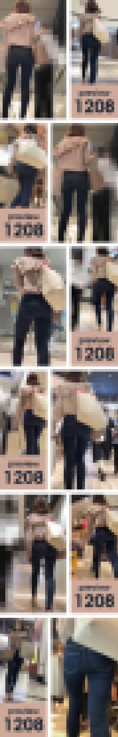 【1208】業界出禁デスネ！思わずよぎる禁断のセリフ「いや…エレベーター使えばいいぢゃん！」ピチピチスキニージーンズ女子（前編）　サンプル画像3