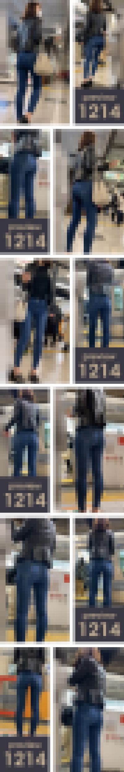 【1214】「いや…乗らないんかい！！！」想定外の結末に「おいで〇す〇田」状態！ピチピチスキニージーンズ女子　サンプル画像2