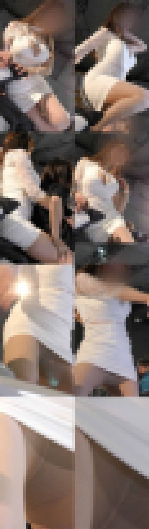 【フェチ動画】金色変形水着美女と股間丸出しの爆乳ミニスカストッキング！？東●オート●ロン2022　長尺81分の決定版！vol.5　サンプル画像2