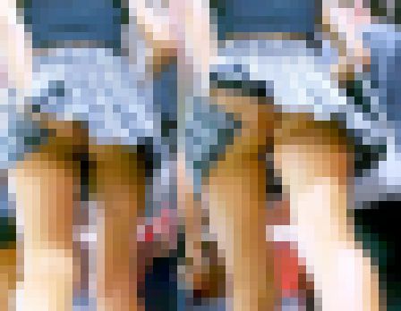 【フルHD】スカートに手を入れ、パンツを引っ張り出して！　サンプル画像2