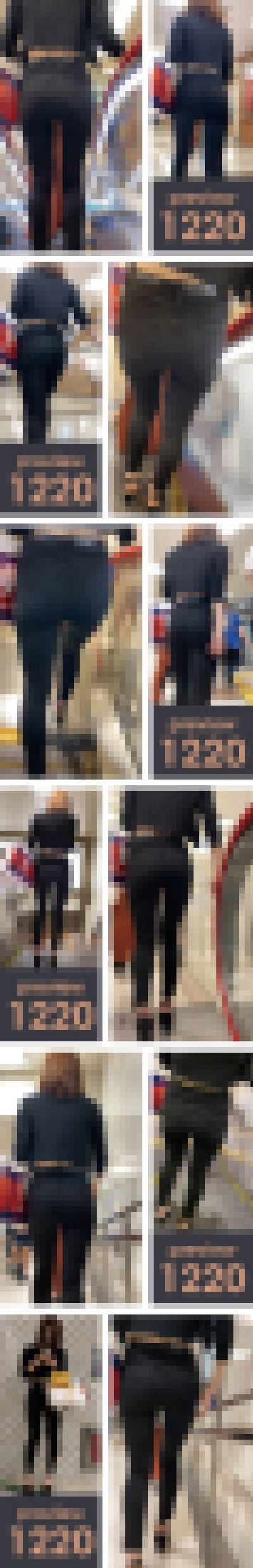 【1220】ああ…その露出した背中のくぼみからロックアイスを投入してキャーって言わせたい！ピチピチ黒スキニーパンツ女子（前編）　サンプル画像3