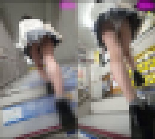 【縦型動画】ショッピングセンターで買い物中のミニスカ娘を盗撮パンチラ （1）縦型動画　サンプル画像2