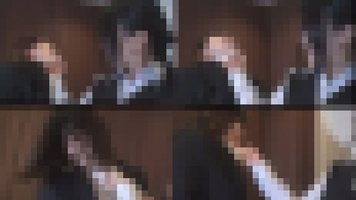 キャットファイト　胸ぐらをつかみ合う女の子達 面接官編　サンプル画像2