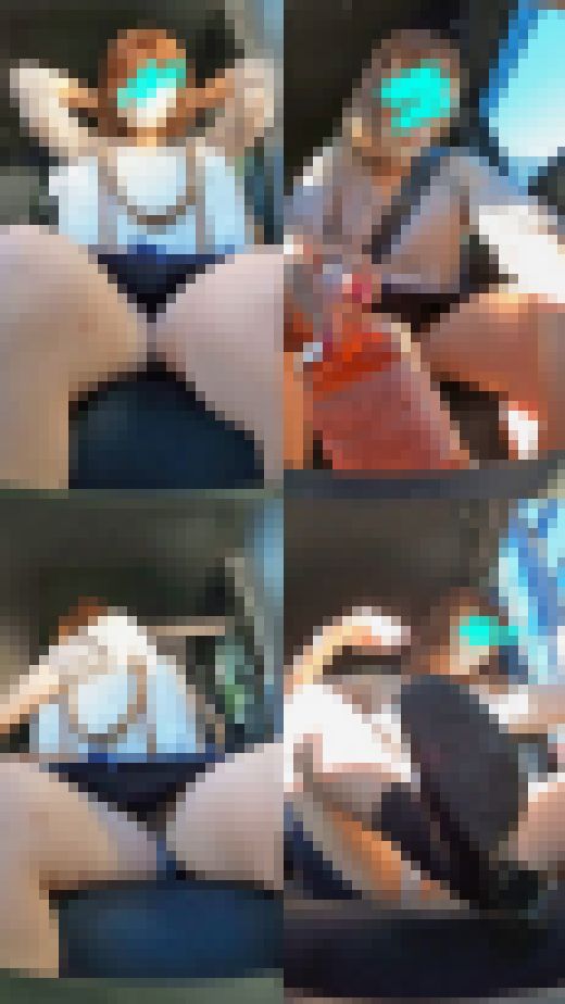 可愛い義妹 車内パンチラ　サンプル画像1