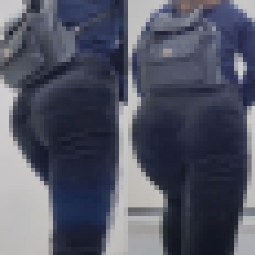 【ベロア生地パンツ】ムチっとしたお尻の女の子3 サンプル画像1