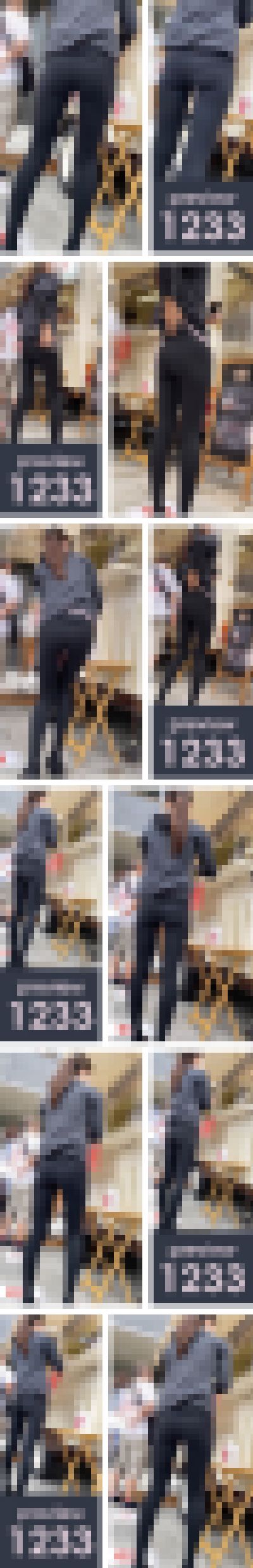 【1233】クワ〇タオ〇ラがおったらそこは大阪や！ヨガパン女子がおったらそこは中国や！ピチピチ黒ヨガパン女子　サンプル画像1