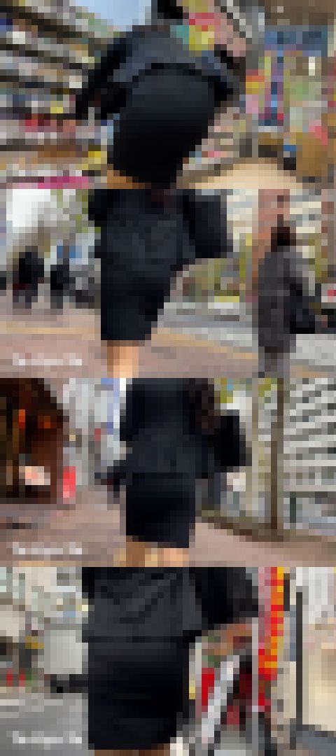 【4K】パツパツスーツOL尻　サンプル画像2