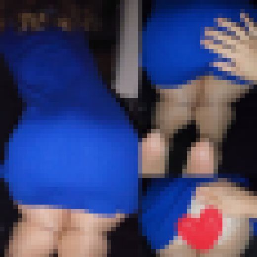 【青ニットミニワンピ】デカ尻の風俗嬢にお出掛け先でセクハラ4　サンプル画像1