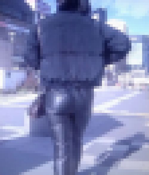エロカッコイイお姉さん系の美女がレザーパンツ履いて美巨尻パンパンにパツらせて歩いてるよ サンプル画像2