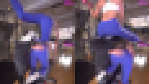 スポーツジム痴漢、スポコス女子をセクハラ（3） 四つん這いパン線、尻触り　サンプル画像2