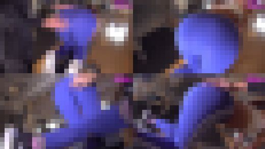 スポーツジム痴漢、スポコス女子をセクハラ（3） 四つん這いパン線、尻触り　サンプル画像3