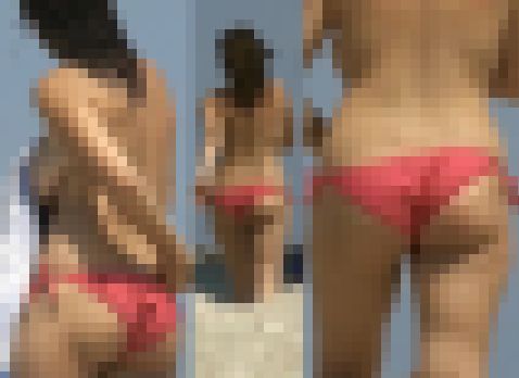【フルHD】海水浴場の爆乳巨乳の爆尻さん　サンプル画像2