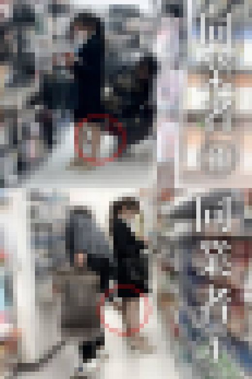 【5人の同業者が大集結】覗かれまくる美人OL、悪夢の4分間編 【禁断の逆さ撮り】 サンプル画像3
