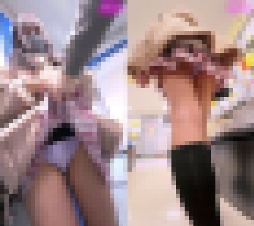 【縦型動画】ミニスカJD娘のパンチラコレクション （4）　サンプル画像2
