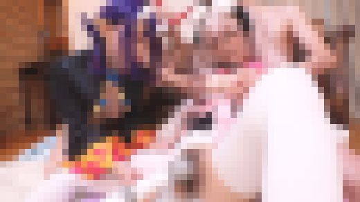 【変態特異点カリデカ】低身長146cmクソ雑魚メスガキ酒○童子V.S.Hカップ爆乳コヤ○スカヤ性玩具美女レイヤー無限絶頂SP サンプル画像3