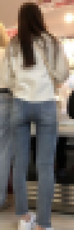 090 アイドル級で可愛い女子大生のスキニー尻　サンプル画像1