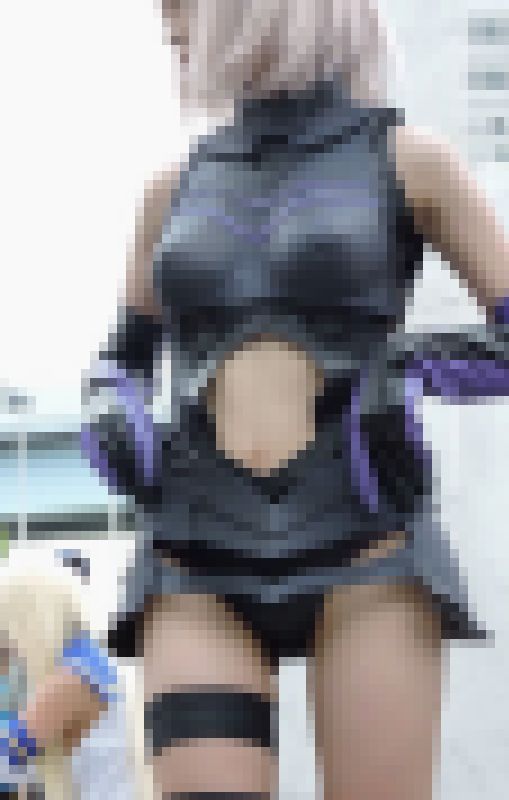 コスプレ2017夏へそが特徴的？ワキ見せ細い腕脚体【動画】イベント編 3830と3831セット販売　サンプル画像3