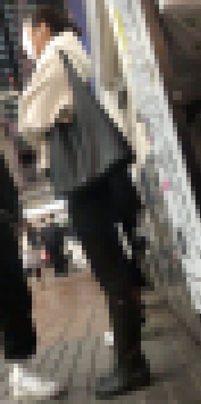 091 ロングブーツのくびれが凄い黒スキニーお姉さん　サンプル画像2