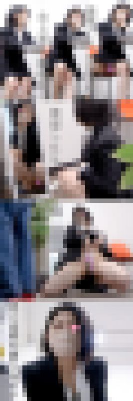 食い込み透けTバックで誘惑!!掃除中に大胆開脚＆美乳丸出し!【OL/美尻/パンチラ】【同僚撮影バレ!!!】　サンプル画像1