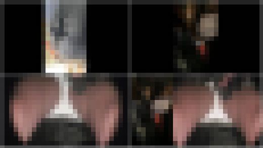 [車内痴かん]飛び出す巨乳の黒髪K。目を見開きながら抵抗するもおかまいなしの痴かん集団との攻防12分間　サンプル画像1