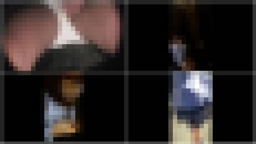 [車内痴かん]飛び出す巨乳の黒髪K。目を見開きながら抵抗するもおかまいなしの痴かん集団との攻防12分間　サンプル画像3