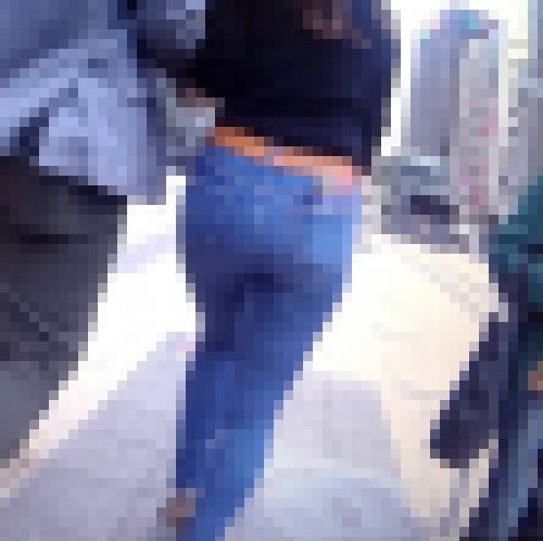 超激エロボディの美人お姉さんがスキニーデニム履いて美巨尻強調させて歩いてるよ　サンプル画像2