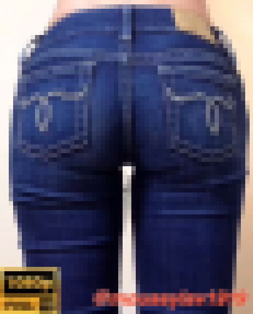 【フルHD 超高画質】激アツ!素人モデル❤超エロ尻🔞moussyパウダースキニーデニム　サンプル画像3