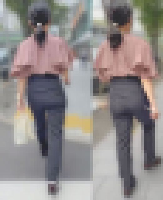 色白エロボディのパッツン巨尻!自慢のデカ尻をムニュらせつつパンティラインも見せて男を挑発!下品なパンツスーツ 事務員編 サンプル画像2