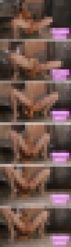 疑似うんちとペ○スのWピストンで絶叫悶絶してうんちを食べるあいちゃん♥　サンプル画像1
