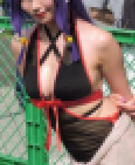 形の良いおっぱい谷間にフル勃起!透け透けコスプレ2018夏【動画】イベント編 4801と4804セット販売 サンプル画像2