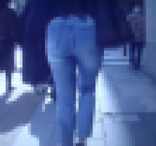 清楚系美女のスキニーデニムと清楚お嬢様系美女のチノパン(2名収録) サンプル画像1