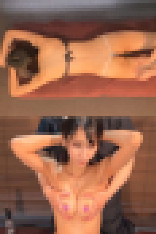 【セクハラバストアップマッサージ】超スタイル抜群!Gカップ美女! サンプル画像2