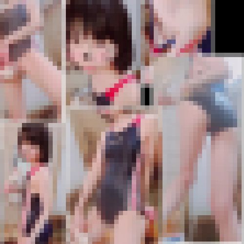 【6分★乳首やスジちら股間シャワー】競泳水着ではしゃぐ無防備な教え子の水着ずらしシャワー　サンプル画像1