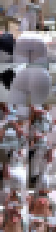 【巨乳探訪】ピタパンお姉さんのノーブラTシャツ歩行！　サンプル画像2