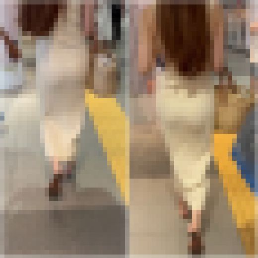 《4K・高画質》「Tバックも 夏らしいノースリーブニットワンピの美女」 サンプル画像1