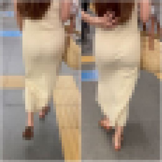 《4K・高画質》「Tバックも 夏らしいノースリーブニットワンピの美女」 サンプル画像3