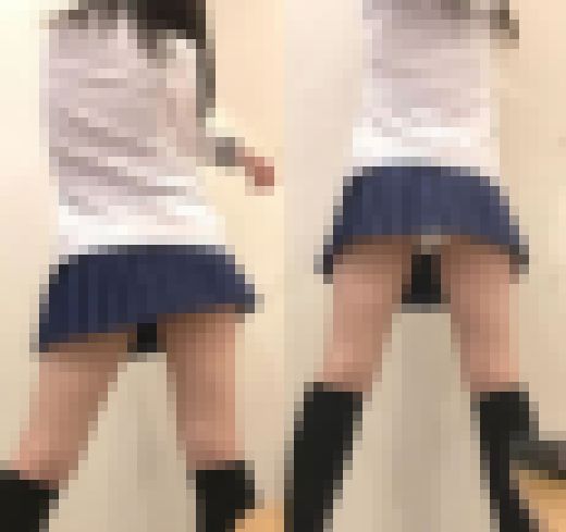 カーディガンと純白ショーツ 最強の組み合わせでストレッチする姉の友達を隠し撮り【家庭内盗撮】　サンプル画像1