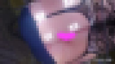 【透明椅子】マイクロタイトミニ&青の紐Tバック サンプル画像2
