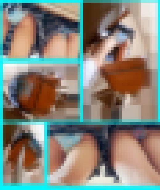教室休み時間青チェのパンチラ②ルーズ、白、ピンク、水色　サンプル画像3