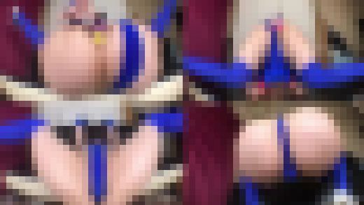 ♡超まんぐり♡ケツ穴バイブお下劣イキ♡超ハイレグ競泳水着♡　サンプル画像1