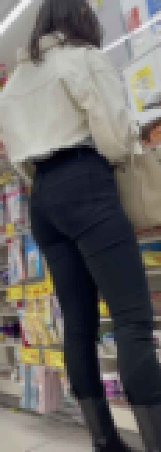 101 黒スキニーのエロすぎる美女大学生　サンプル画像1