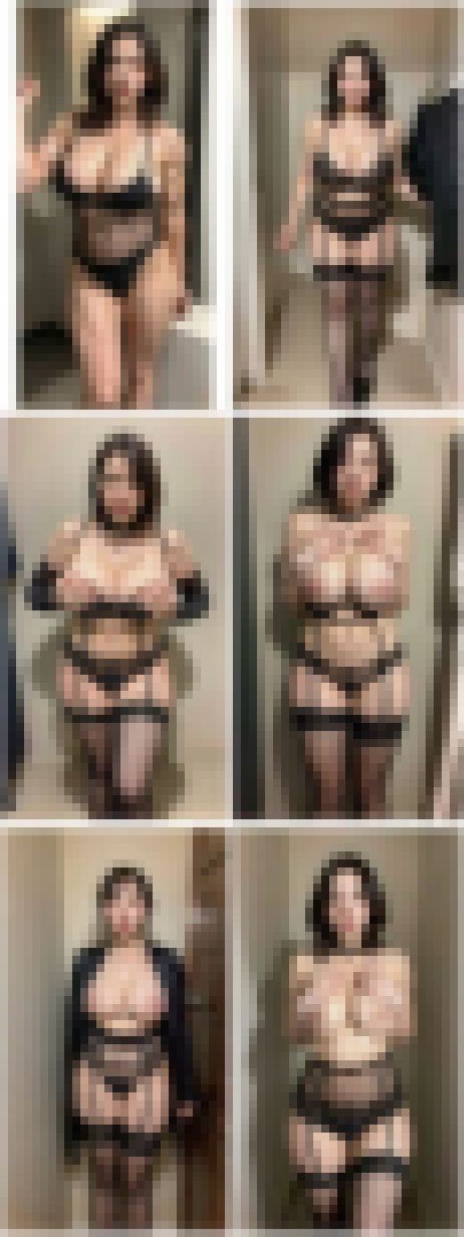 【40代】危険なガーターベルト試着!爆乳人妻の誘惑 サンプル画像3